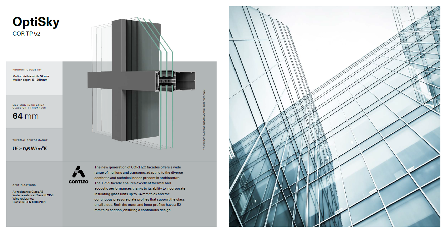 Alu Fassaden Optisky